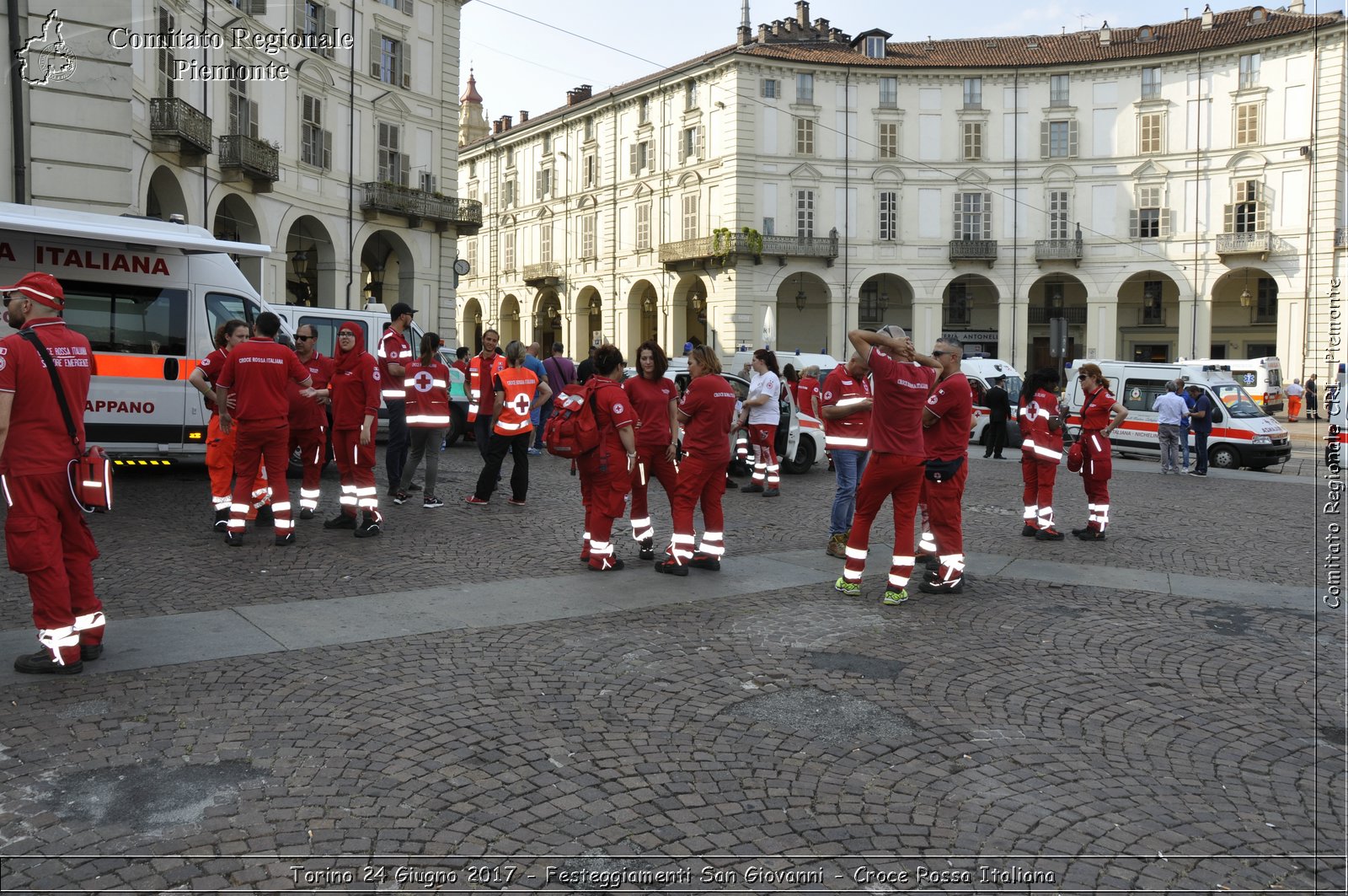 Torino 24 Giugno 2017 - Festeggiamenti San Giovanni - Croce Rossa Italiana- Comitato Regionale del Piemonte