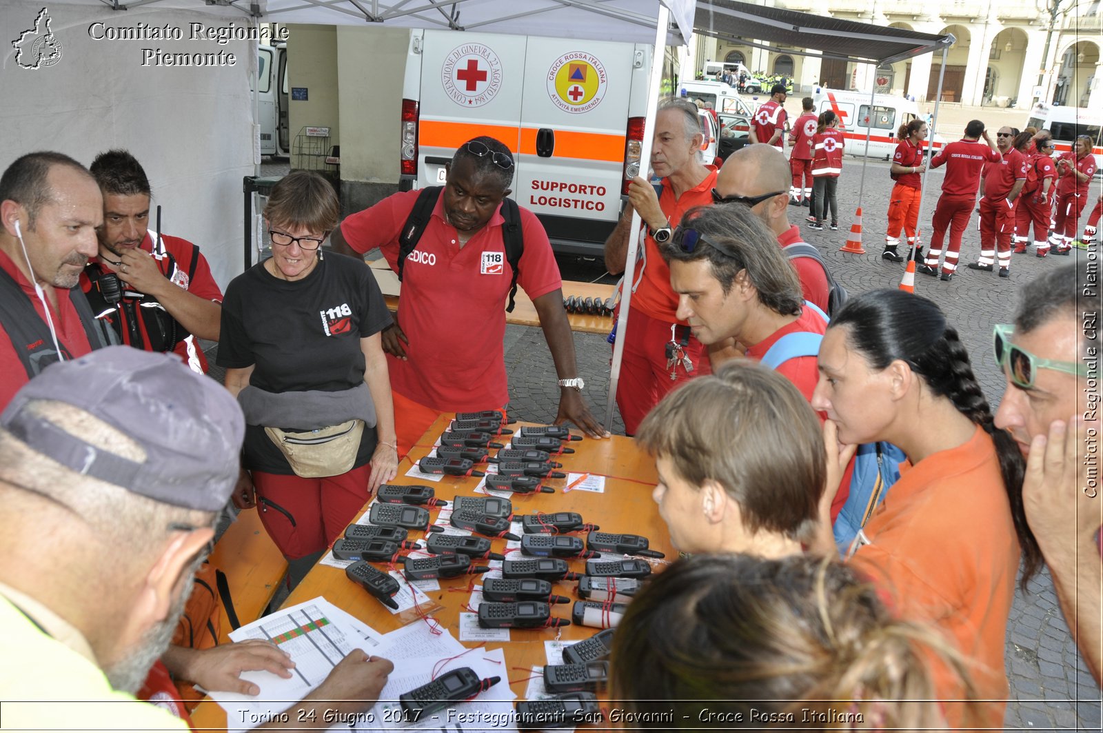 Torino 24 Giugno 2017 - Festeggiamenti San Giovanni - Croce Rossa Italiana- Comitato Regionale del Piemonte