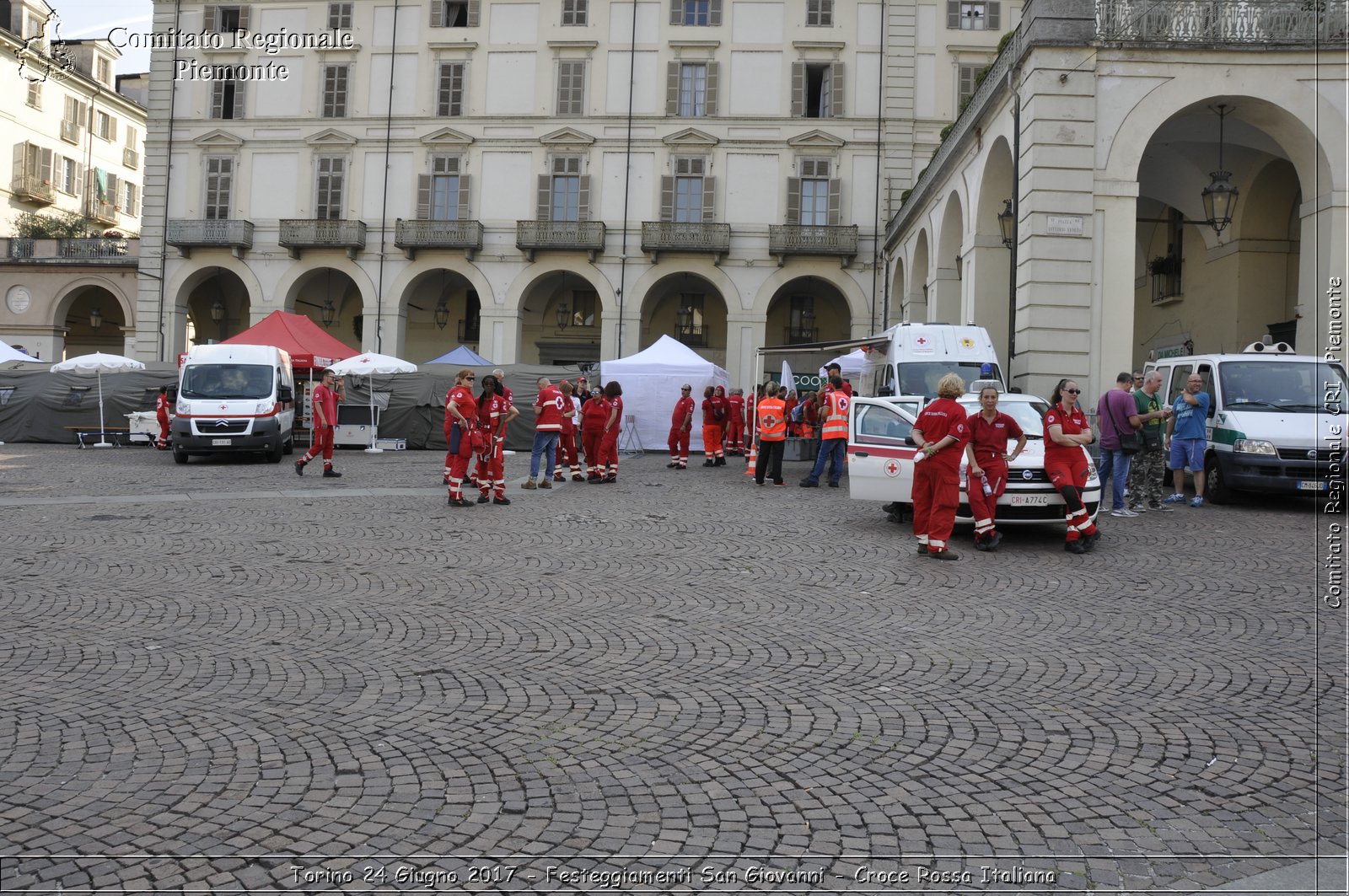 Torino 24 Giugno 2017 - Festeggiamenti San Giovanni - Croce Rossa Italiana- Comitato Regionale del Piemonte