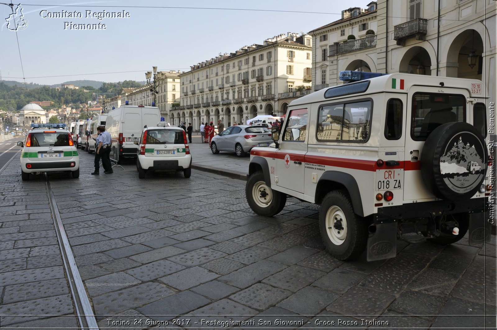 Torino 24 Giugno 2017 - Festeggiamenti San Giovanni - Croce Rossa Italiana- Comitato Regionale del Piemonte