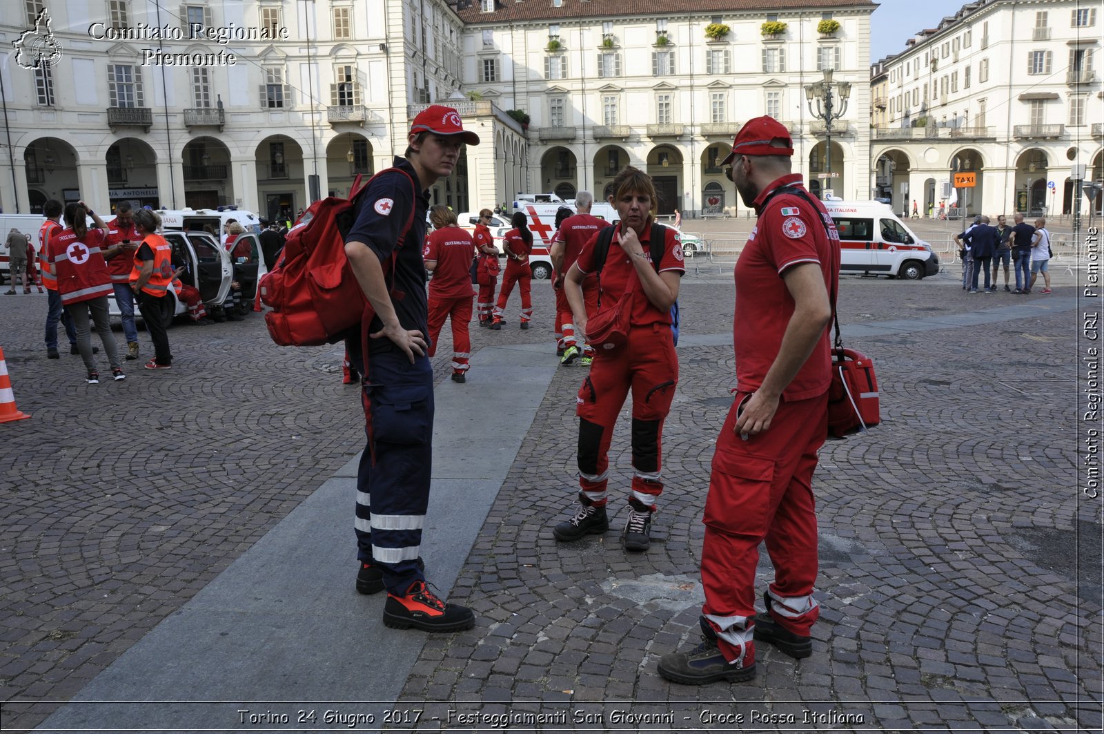 Torino 24 Giugno 2017 - Festeggiamenti San Giovanni - Croce Rossa Italiana- Comitato Regionale del Piemonte