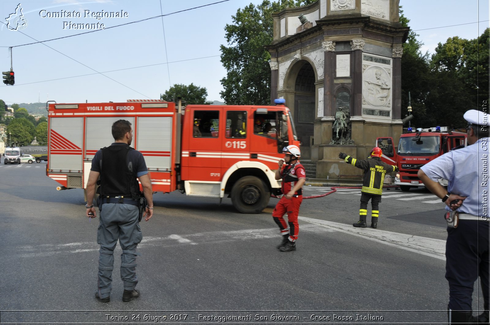 Torino 24 Giugno 2017 - Festeggiamenti San Giovanni - Croce Rossa Italiana- Comitato Regionale del Piemonte