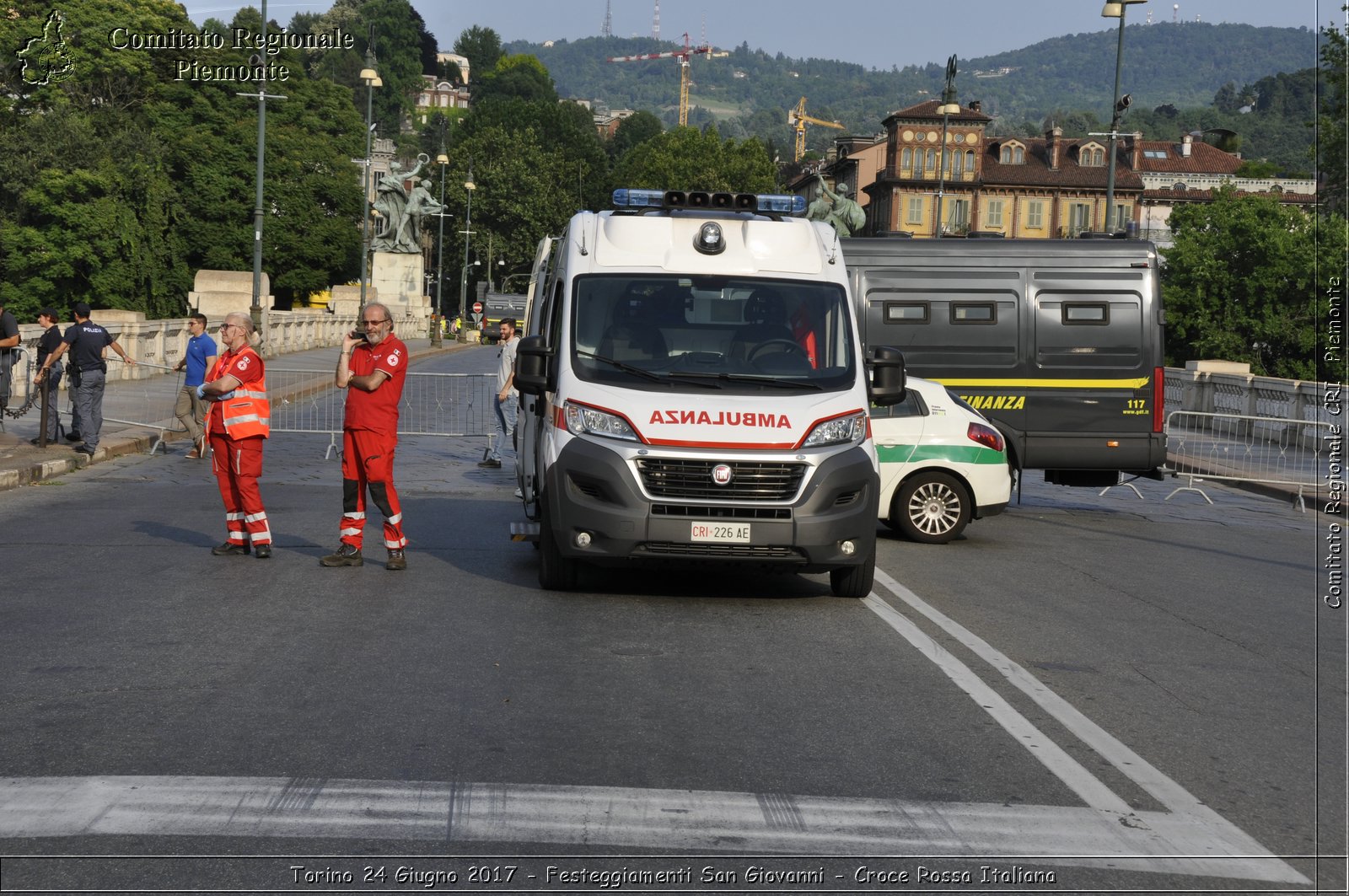 Torino 24 Giugno 2017 - Festeggiamenti San Giovanni - Croce Rossa Italiana- Comitato Regionale del Piemonte