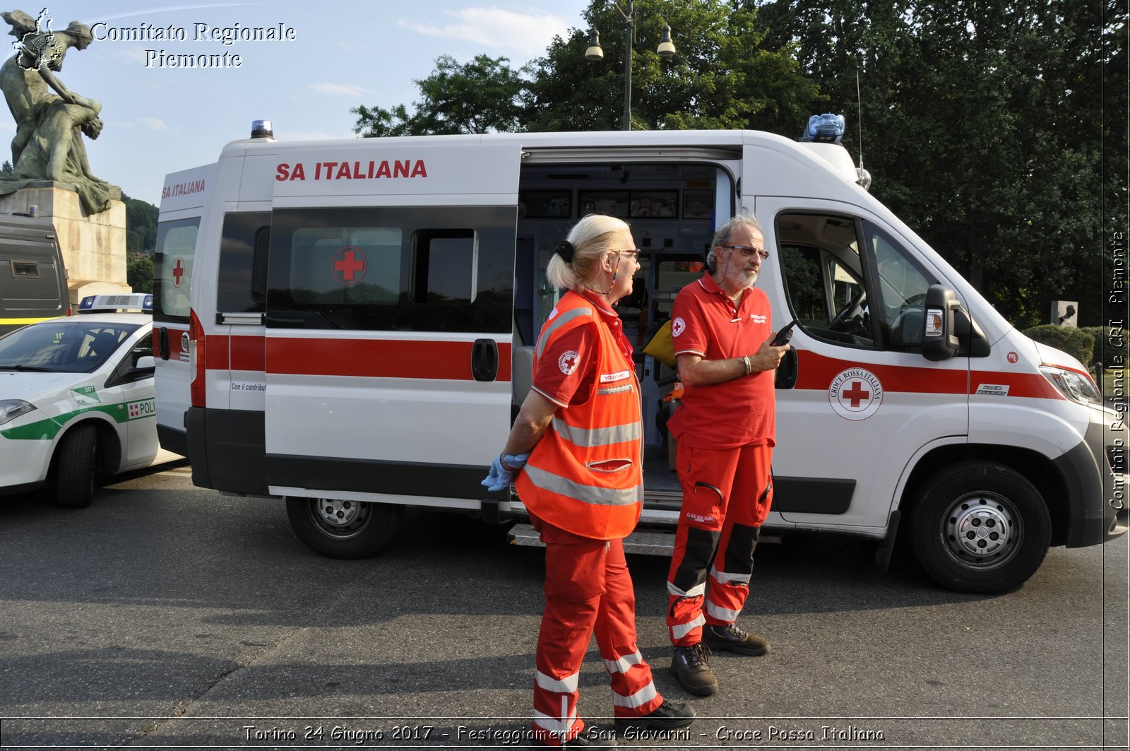 Torino 24 Giugno 2017 - Festeggiamenti San Giovanni - Croce Rossa Italiana- Comitato Regionale del Piemonte