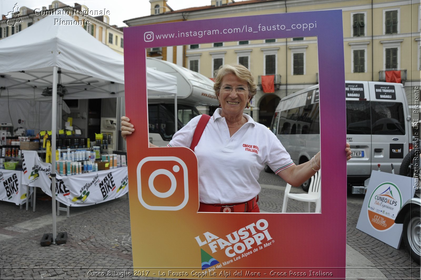 Cuneo 8 Luglio 2017 - La Fausto Coppi Le Alpi del Mare - Croce Rossa Italiana- Comitato Regionale del Piemonte