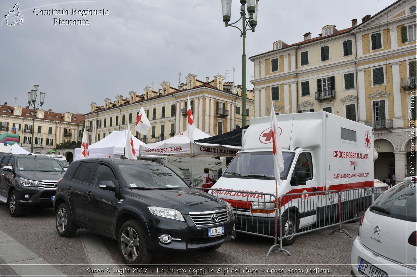 Cuneo 8 Luglio 2017 - La Fausto Coppi Le Alpi del Mare - Croce Rossa Italiana- Comitato Regionale del Piemonte