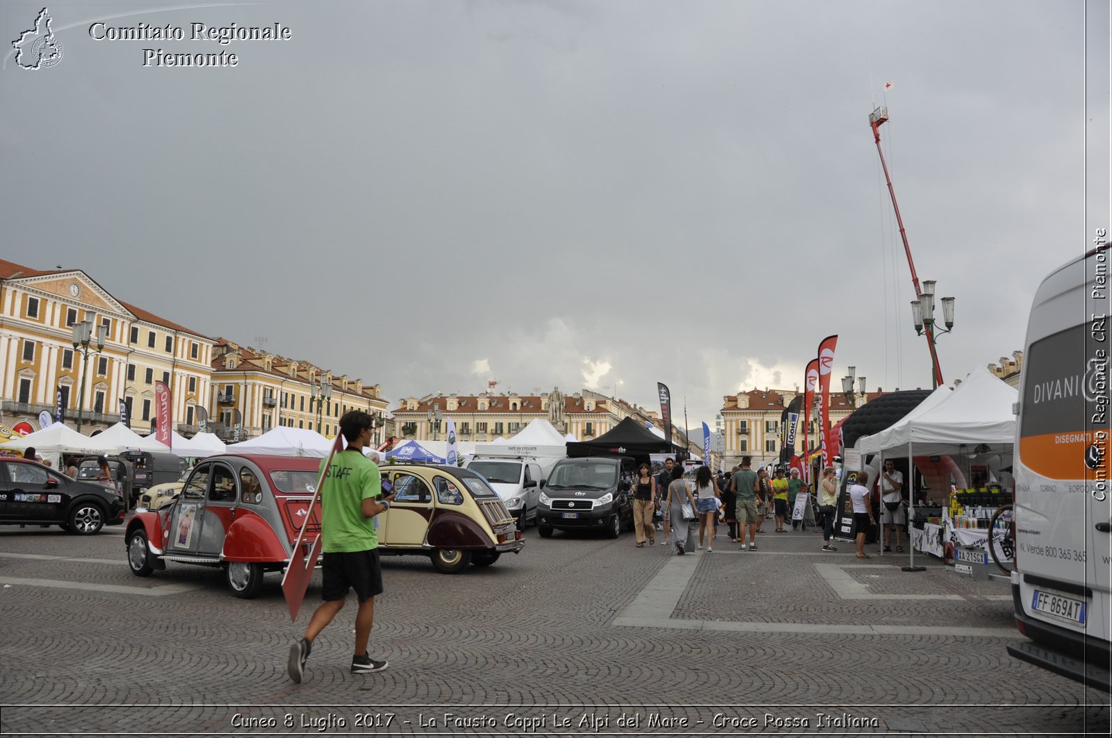 Cuneo 8 Luglio 2017 - La Fausto Coppi Le Alpi del Mare - Croce Rossa Italiana- Comitato Regionale del Piemonte