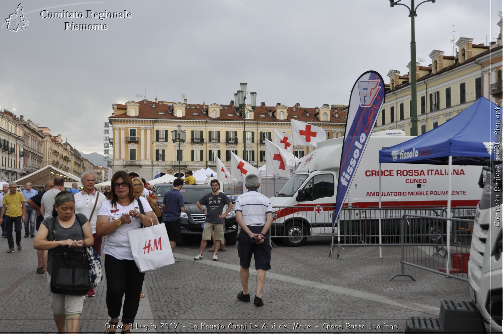 Cuneo 8 Luglio 2017 - La Fausto Coppi Le Alpi del Mare - Croce Rossa Italiana- Comitato Regionale del Piemonte