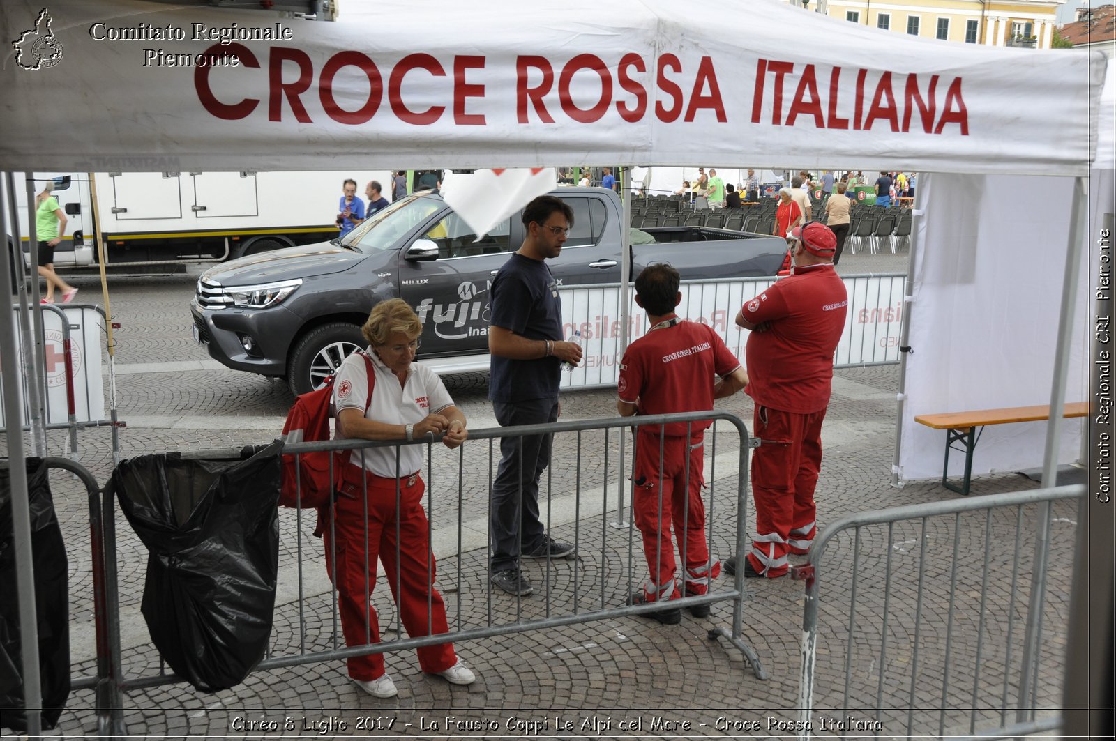 Cuneo 8 Luglio 2017 - La Fausto Coppi Le Alpi del Mare - Croce Rossa Italiana- Comitato Regionale del Piemonte