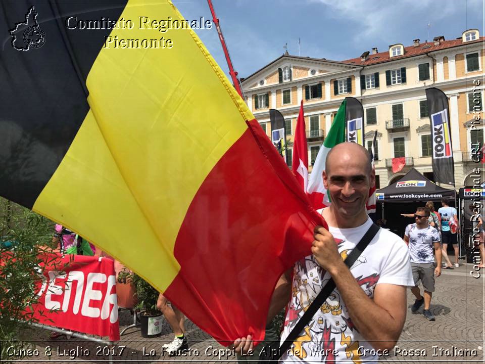 Cuneo 8 Luglio 2017 - La Fausto Coppi Le Alpi del Mare - Croce Rossa Italiana- Comitato Regionale del Piemonte