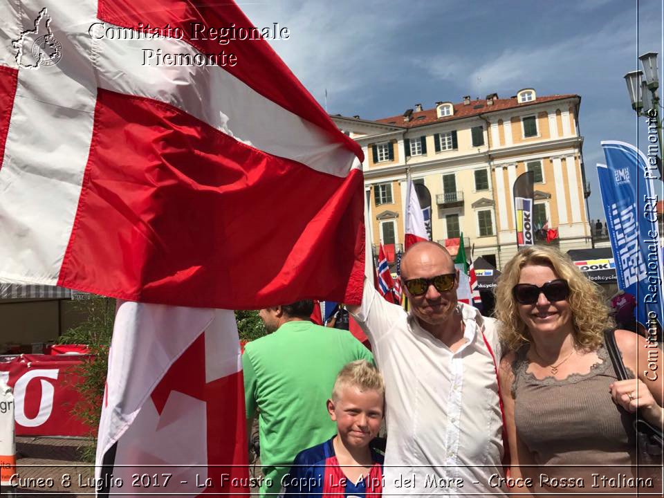 Cuneo 8 Luglio 2017 - La Fausto Coppi Le Alpi del Mare - Croce Rossa Italiana- Comitato Regionale del Piemonte