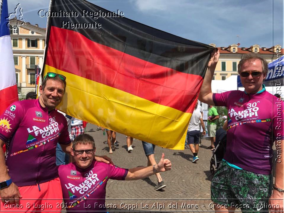 Cuneo 8 Luglio 2017 - La Fausto Coppi Le Alpi del Mare - Croce Rossa Italiana- Comitato Regionale del Piemonte