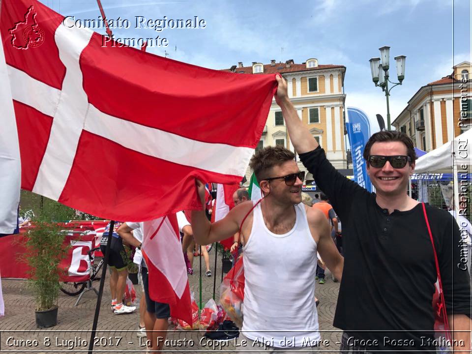 Cuneo 8 Luglio 2017 - La Fausto Coppi Le Alpi del Mare - Croce Rossa Italiana- Comitato Regionale del Piemonte