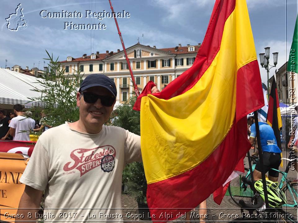 Cuneo 8 Luglio 2017 - La Fausto Coppi Le Alpi del Mare - Croce Rossa Italiana- Comitato Regionale del Piemonte