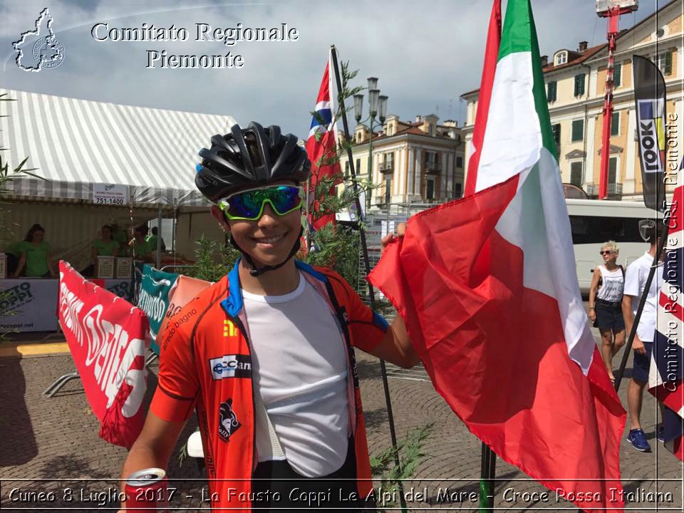 Cuneo 8 Luglio 2017 - La Fausto Coppi Le Alpi del Mare - Croce Rossa Italiana- Comitato Regionale del Piemonte