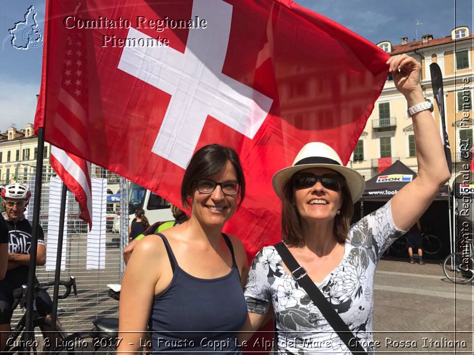 Cuneo 8 Luglio 2017 - La Fausto Coppi Le Alpi del Mare - Croce Rossa Italiana- Comitato Regionale del Piemonte