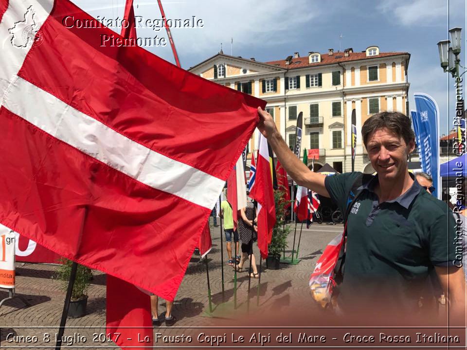 Cuneo 8 Luglio 2017 - La Fausto Coppi Le Alpi del Mare - Croce Rossa Italiana- Comitato Regionale del Piemonte