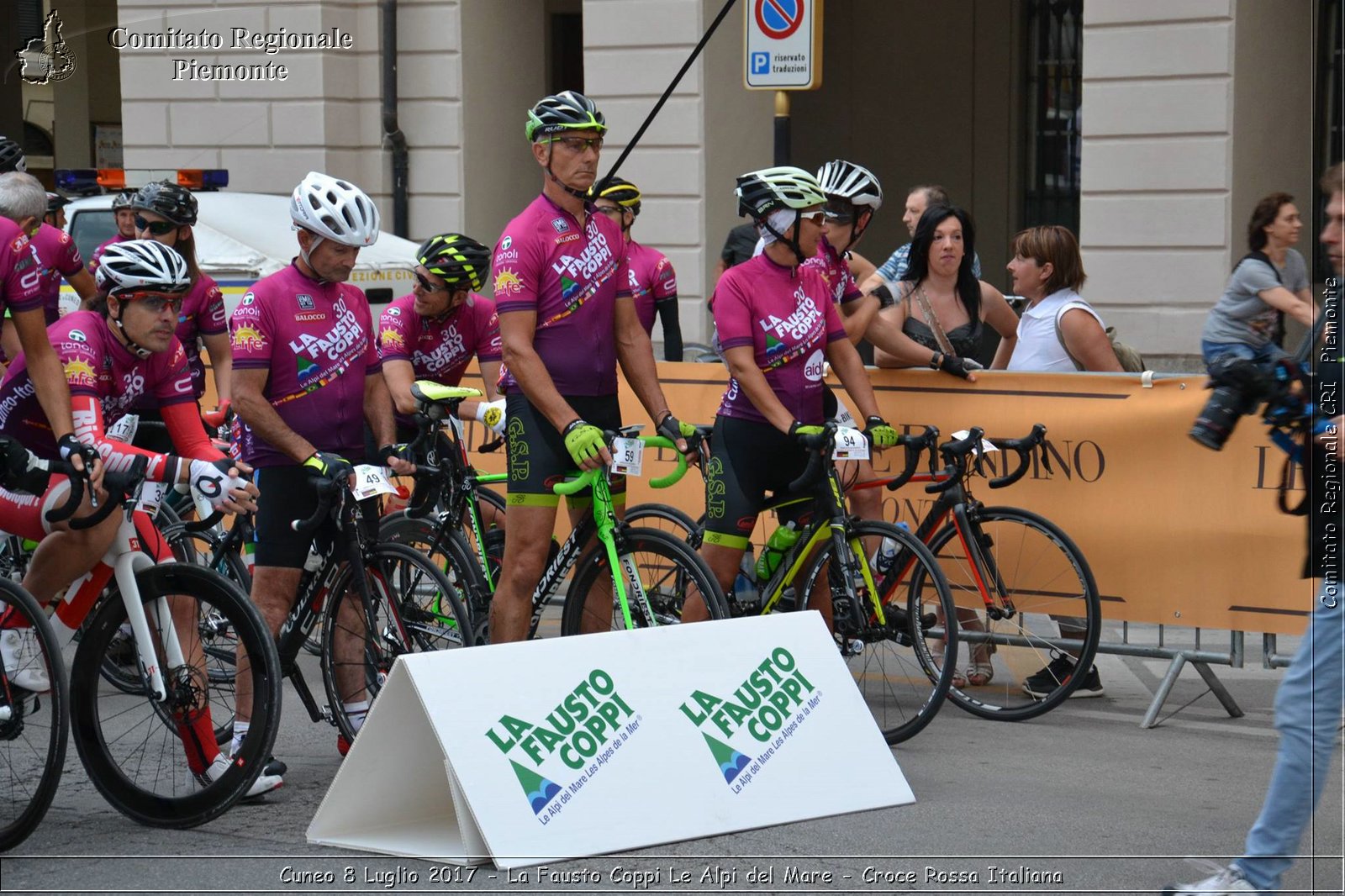 Cuneo 8 Luglio 2017 - La Fausto Coppi Le Alpi del Mare - Croce Rossa Italiana- Comitato Regionale del Piemonte