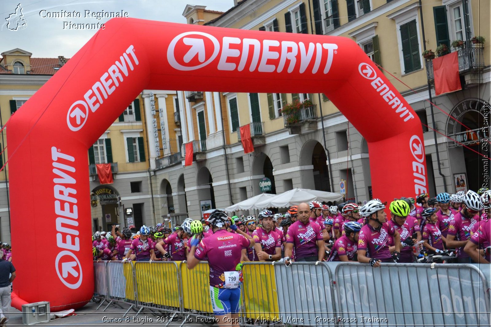 Cuneo 8 Luglio 2017 - La Fausto Coppi Le Alpi del Mare - Croce Rossa Italiana- Comitato Regionale del Piemonte