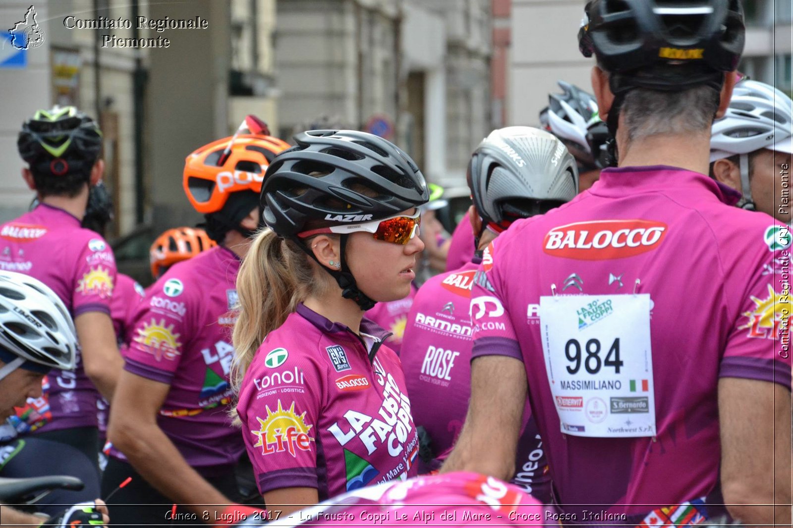 Cuneo 8 Luglio 2017 - La Fausto Coppi Le Alpi del Mare - Croce Rossa Italiana- Comitato Regionale del Piemonte