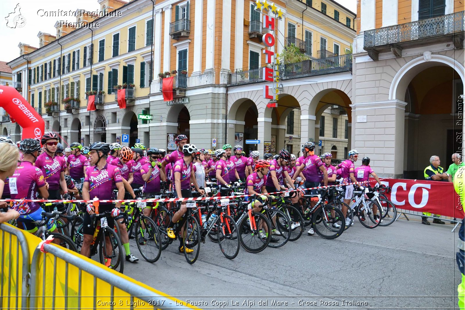 Cuneo 8 Luglio 2017 - La Fausto Coppi Le Alpi del Mare - Croce Rossa Italiana- Comitato Regionale del Piemonte