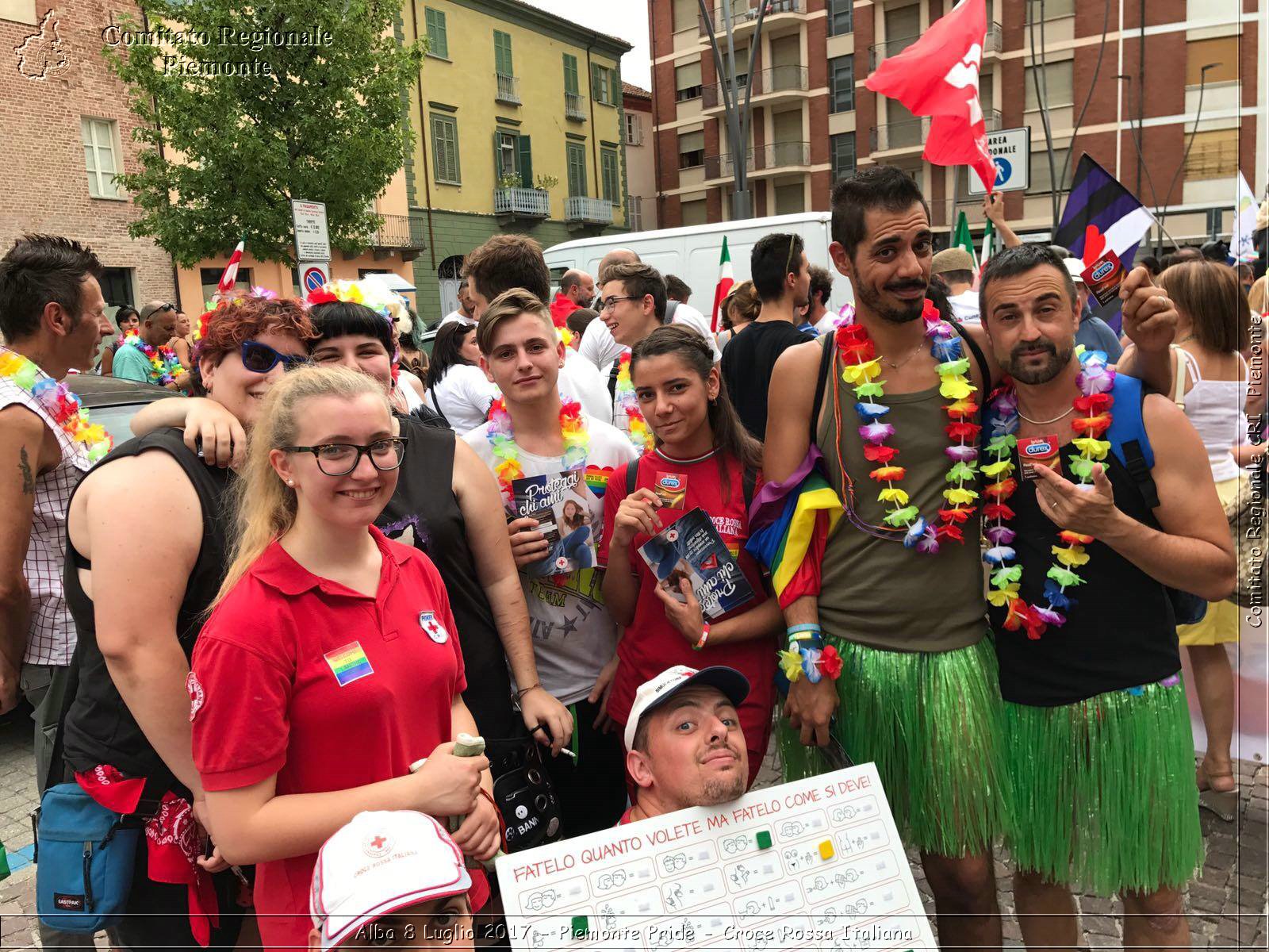 Alba 8 Luglio 2017 - Piemonte Pride - Croce Rossa Italiana- Comitato Regionale del Piemonte