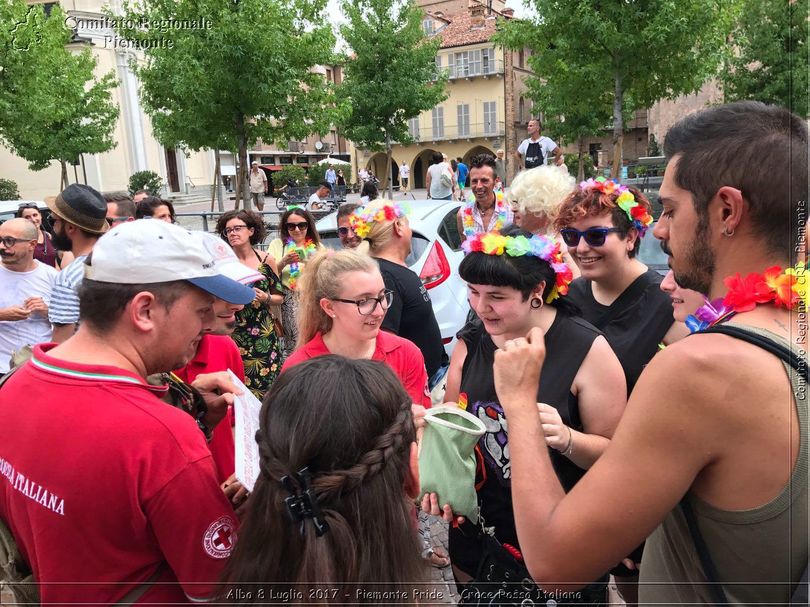 Alba 8 Luglio 2017 - Piemonte Pride - Croce Rossa Italiana- Comitato Regionale del Piemonte