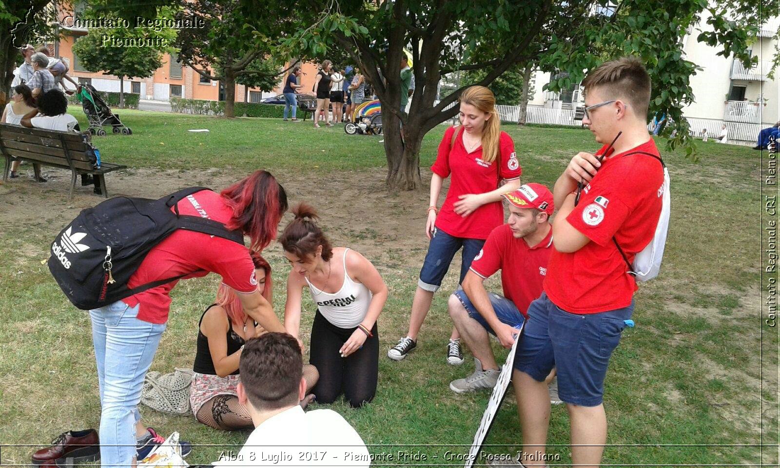 Alba 8 Luglio 2017 - Piemonte Pride - Croce Rossa Italiana- Comitato Regionale del Piemonte