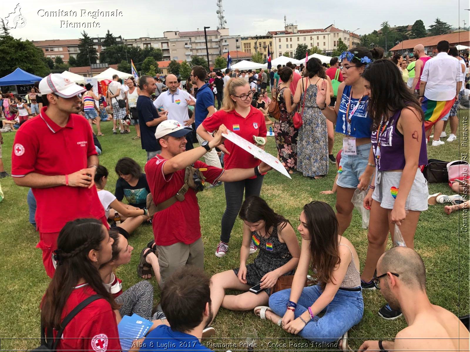 Alba 8 Luglio 2017 - Piemonte Pride - Croce Rossa Italiana- Comitato Regionale del Piemonte