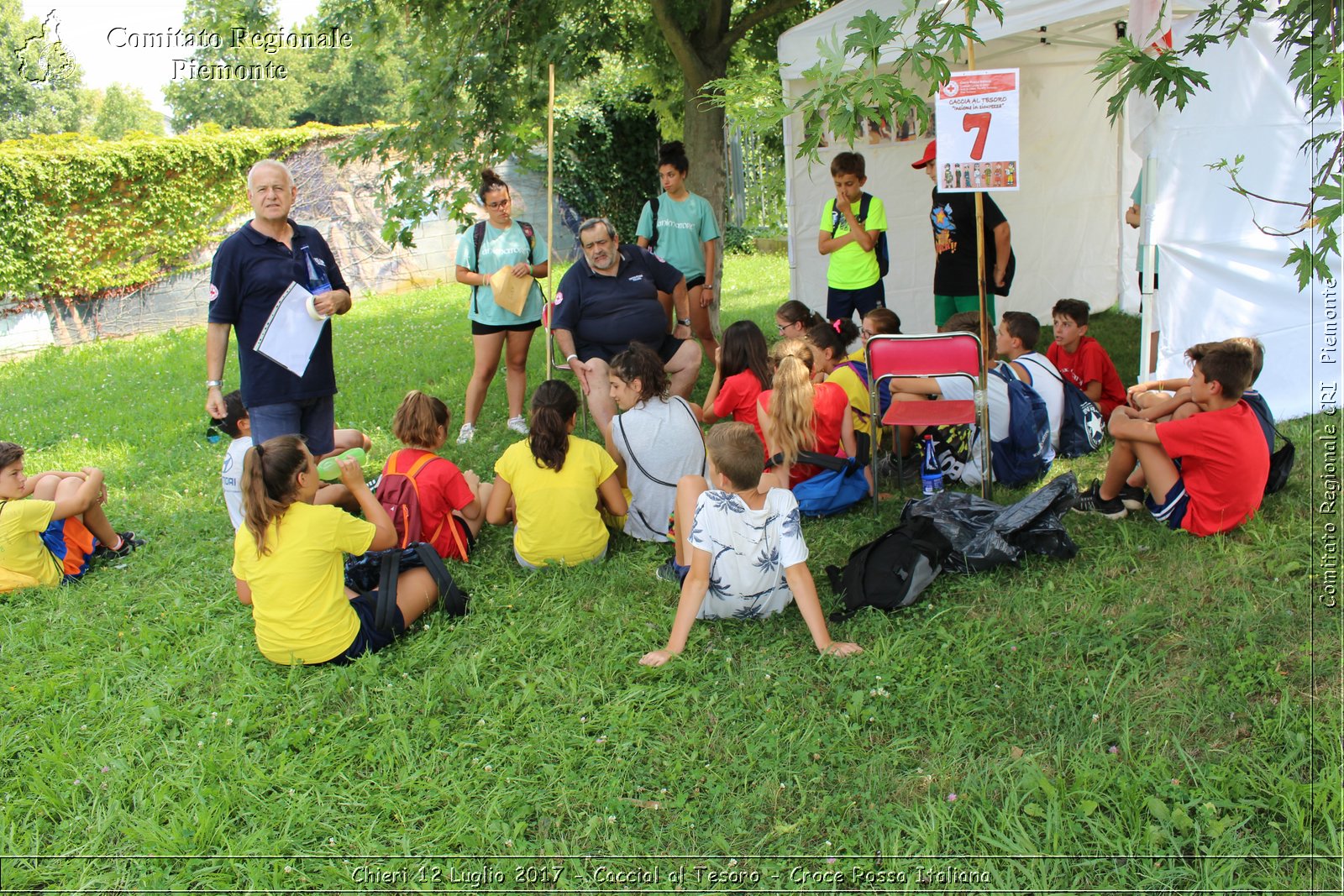 Chieri 12 Luglio 2017 - Caccia al Tesoro - Croce Rossa Italiana- Comitato Regionale del Piemonte