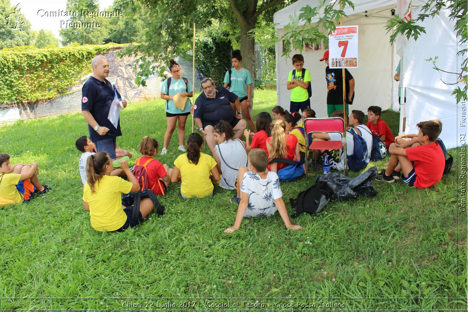 Chieri 12 Luglio 2017 - Caccia al Tesoro - Croce Rossa Italiana- Comitato Regionale del Piemonte