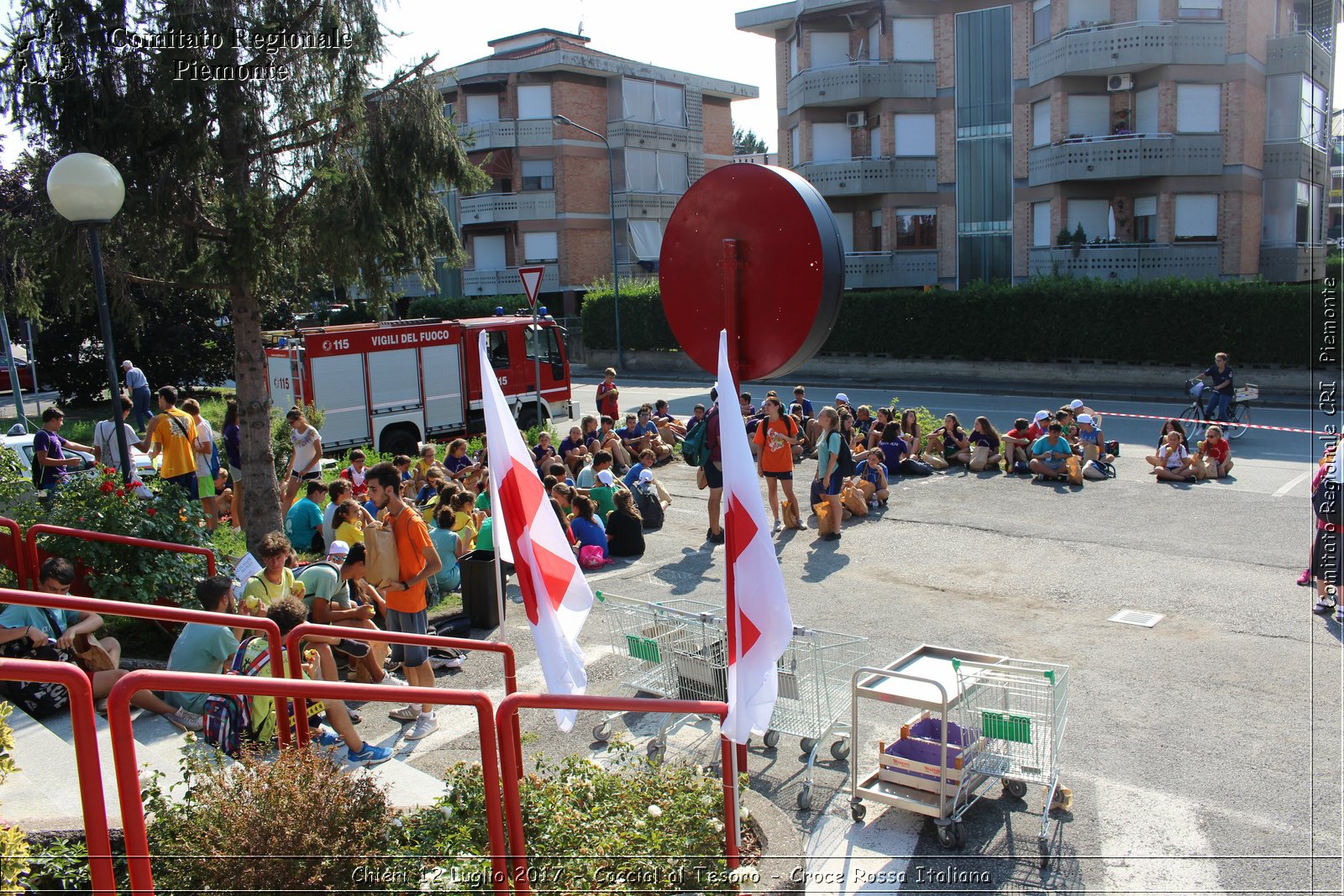 Chieri 12 Luglio 2017 - Caccia al Tesoro - Croce Rossa Italiana- Comitato Regionale del Piemonte