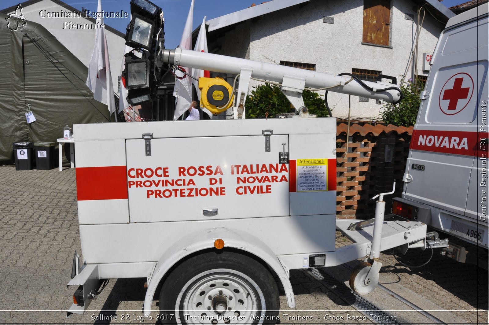 Galliate 22 Luglio 2017 - Training Disaster Medicine Trainers - Croce Rossa Italiana- Comitato Regionale del Piemonte