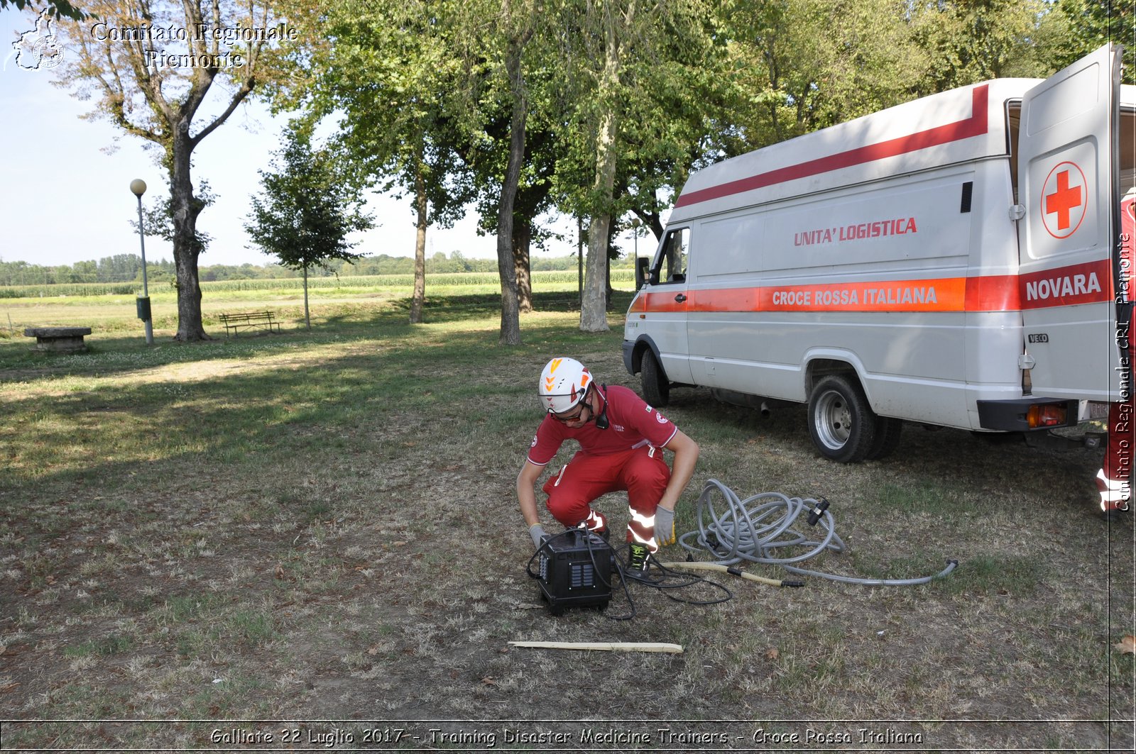 Galliate 22 Luglio 2017 - Training Disaster Medicine Trainers - Croce Rossa Italiana- Comitato Regionale del Piemonte