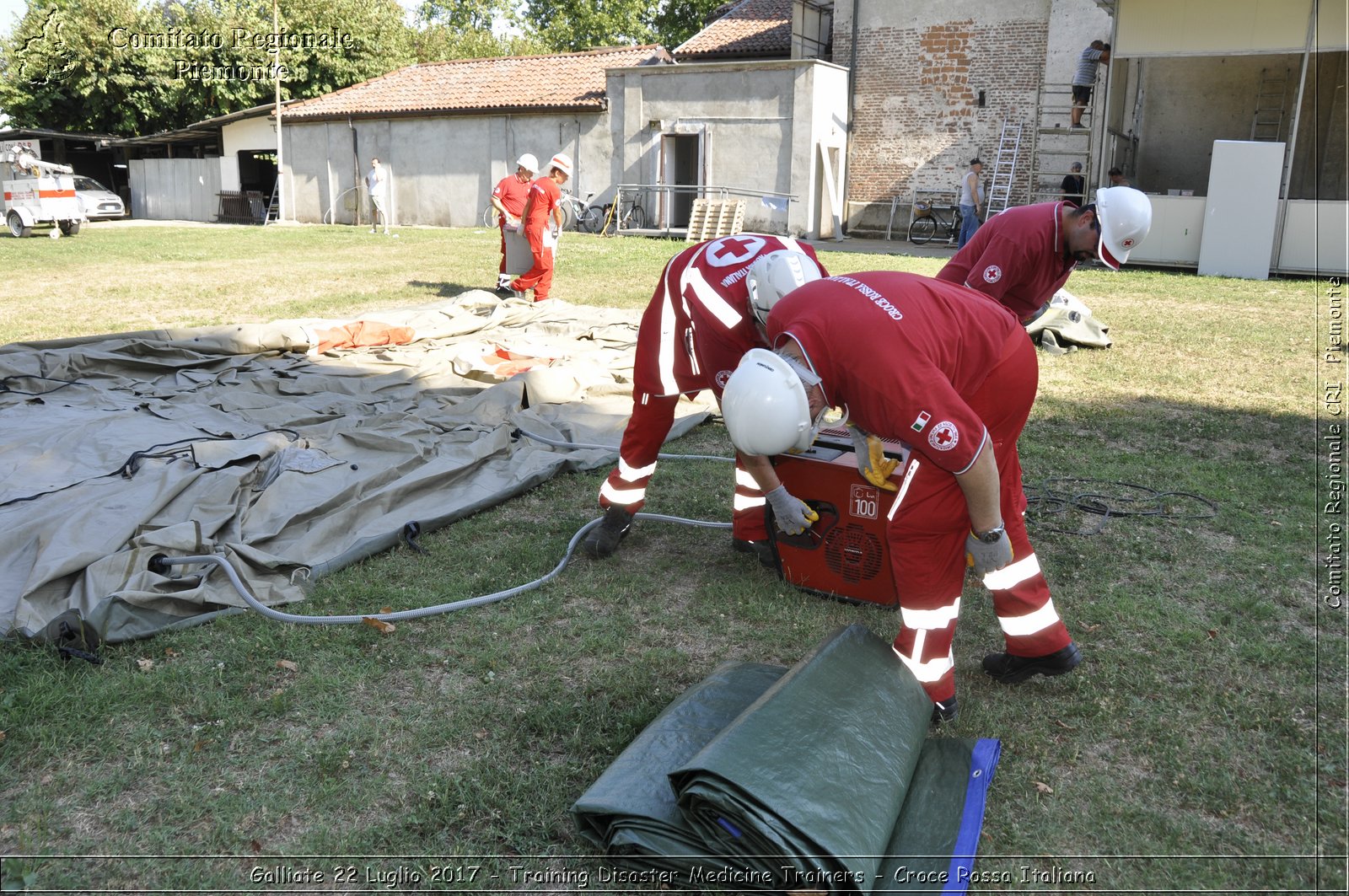 Galliate 22 Luglio 2017 - Training Disaster Medicine Trainers - Croce Rossa Italiana- Comitato Regionale del Piemonte