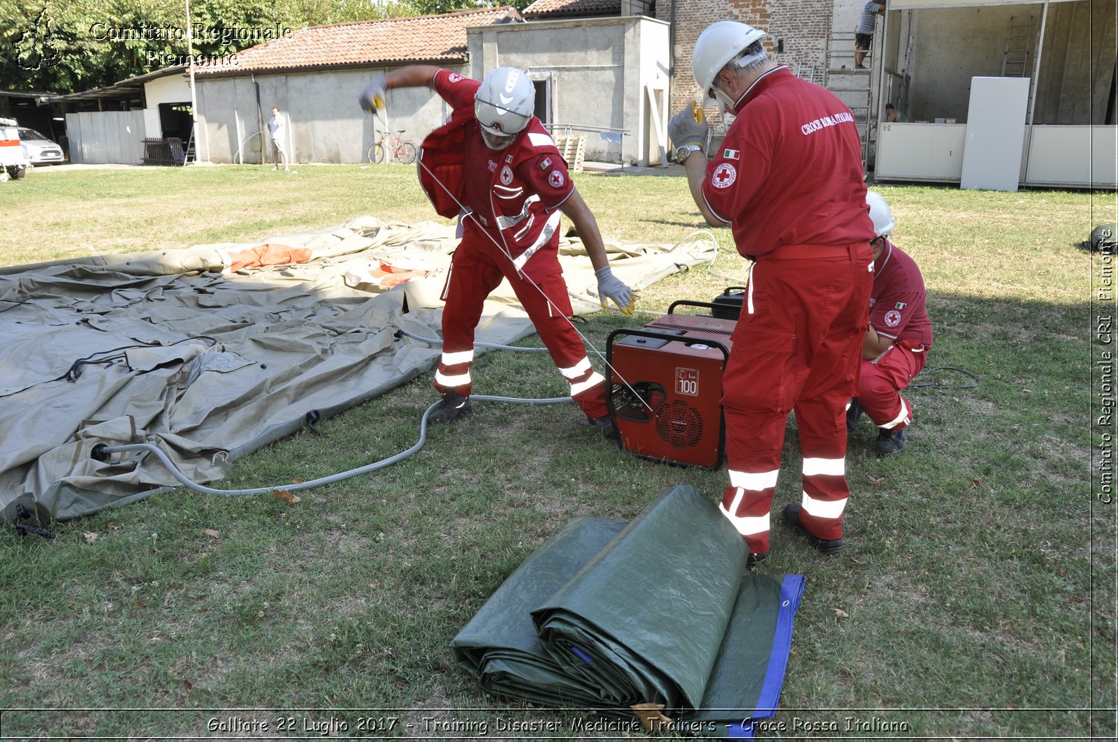 Galliate 22 Luglio 2017 - Training Disaster Medicine Trainers - Croce Rossa Italiana- Comitato Regionale del Piemonte