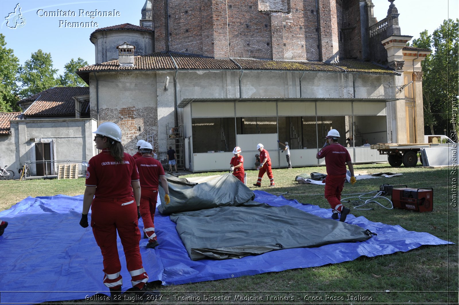 Galliate 22 Luglio 2017 - Training Disaster Medicine Trainers - Croce Rossa Italiana- Comitato Regionale del Piemonte