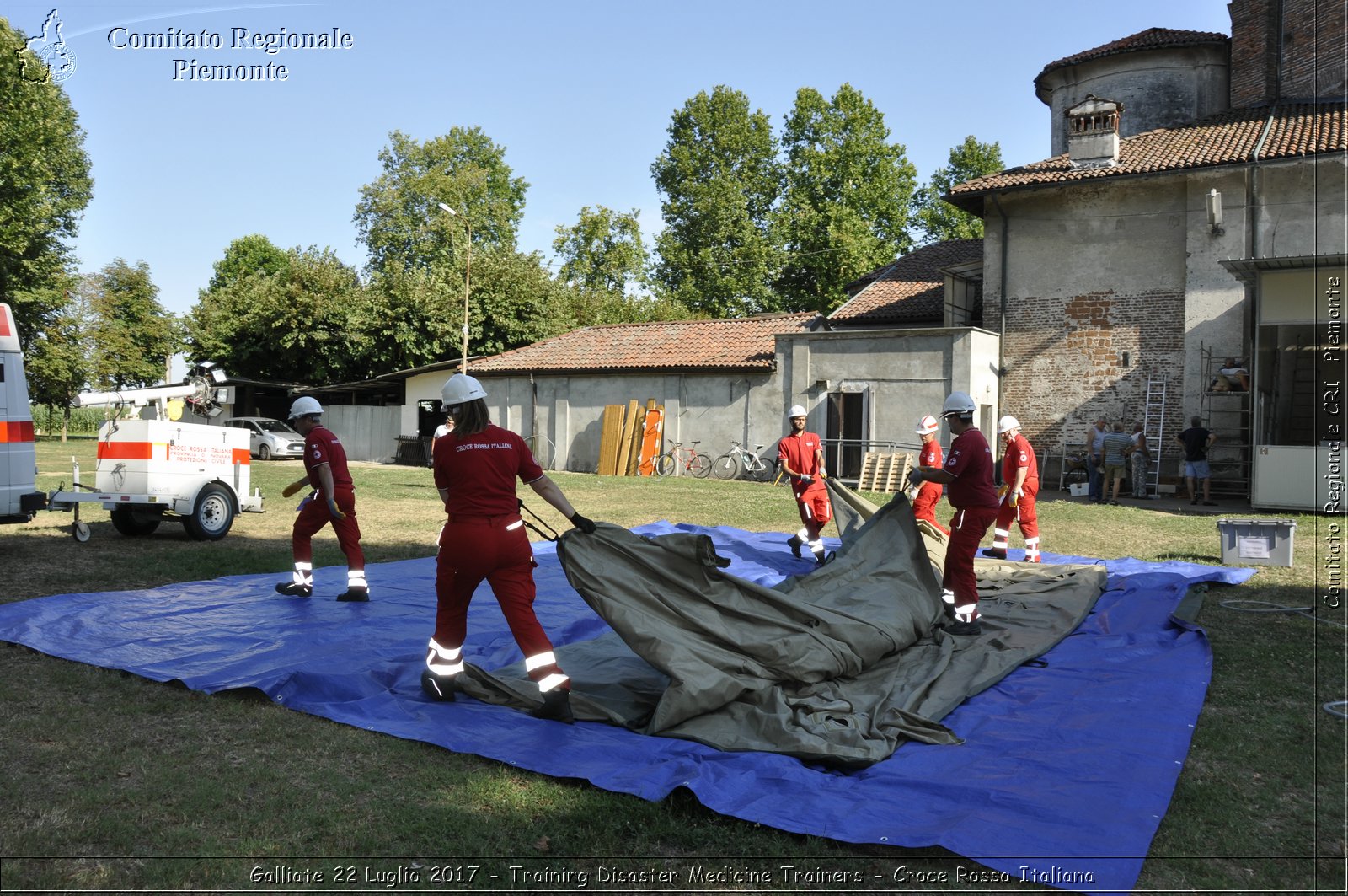 Galliate 22 Luglio 2017 - Training Disaster Medicine Trainers - Croce Rossa Italiana- Comitato Regionale del Piemonte