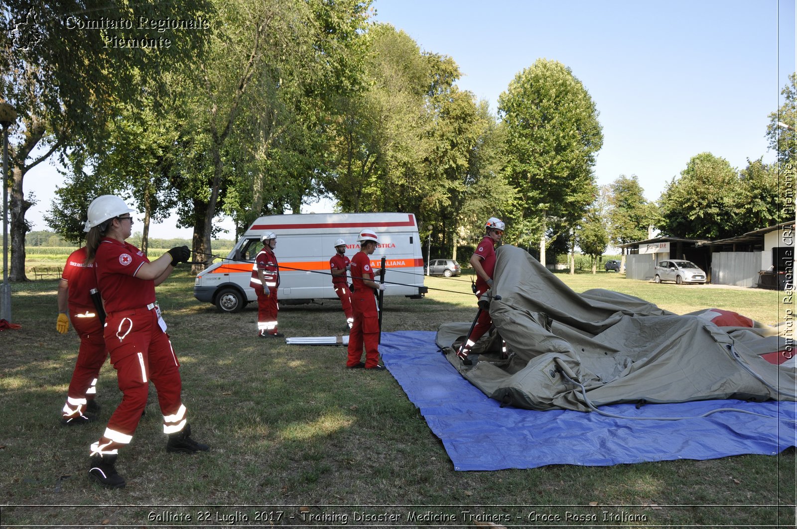 Galliate 22 Luglio 2017 - Training Disaster Medicine Trainers - Croce Rossa Italiana- Comitato Regionale del Piemonte