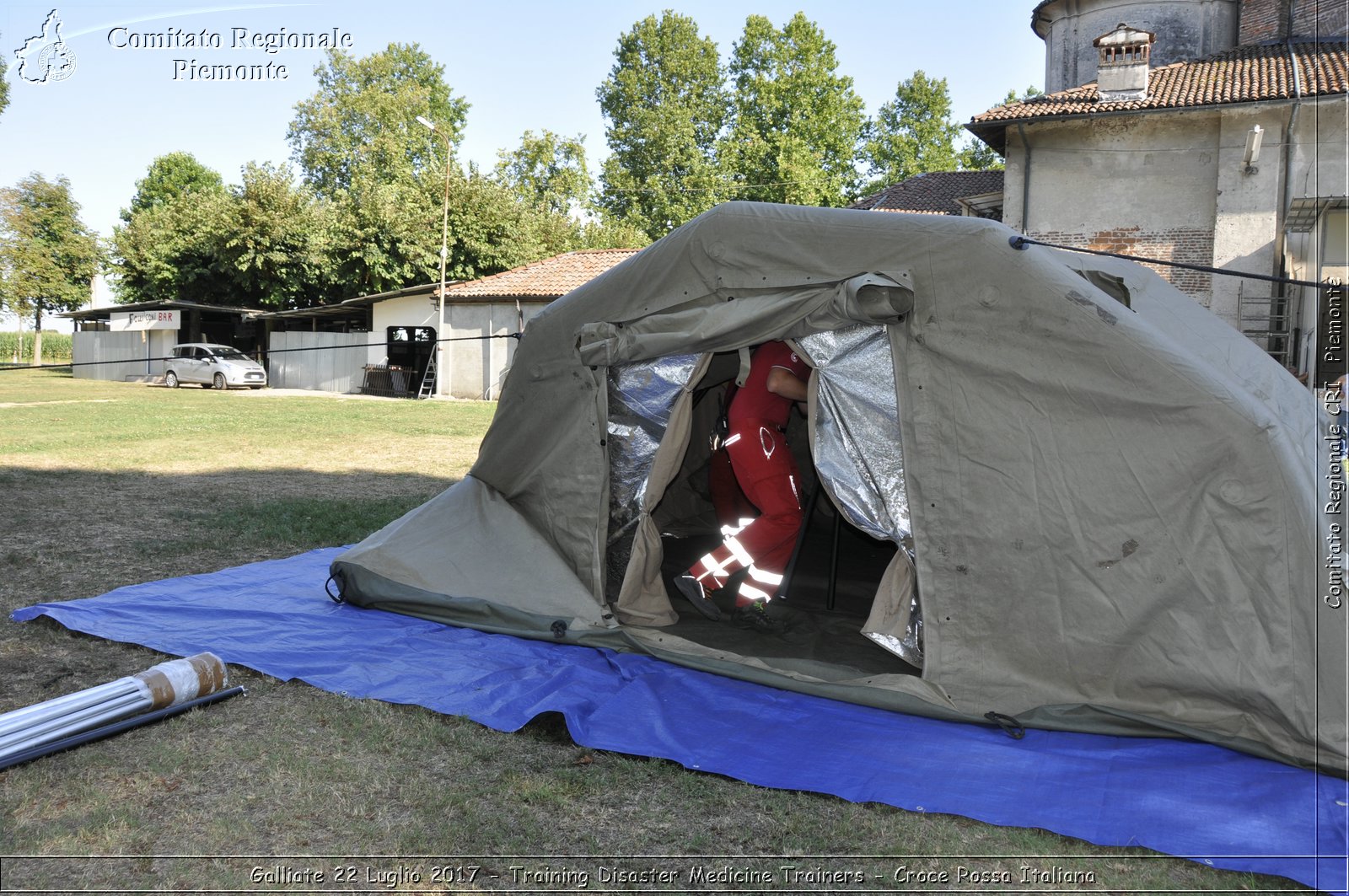 Galliate 22 Luglio 2017 - Training Disaster Medicine Trainers - Croce Rossa Italiana- Comitato Regionale del Piemonte