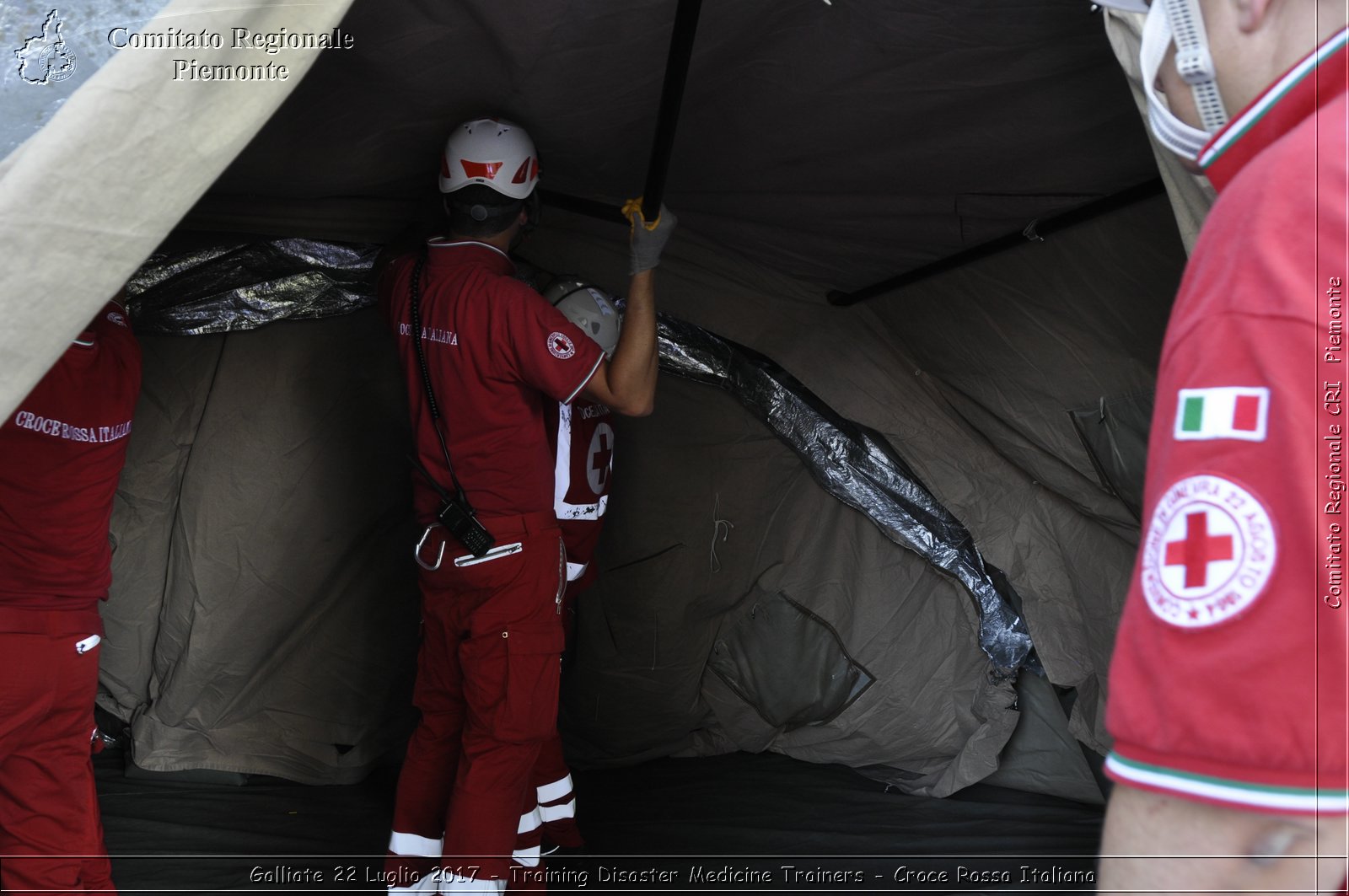 Galliate 22 Luglio 2017 - Training Disaster Medicine Trainers - Croce Rossa Italiana- Comitato Regionale del Piemonte