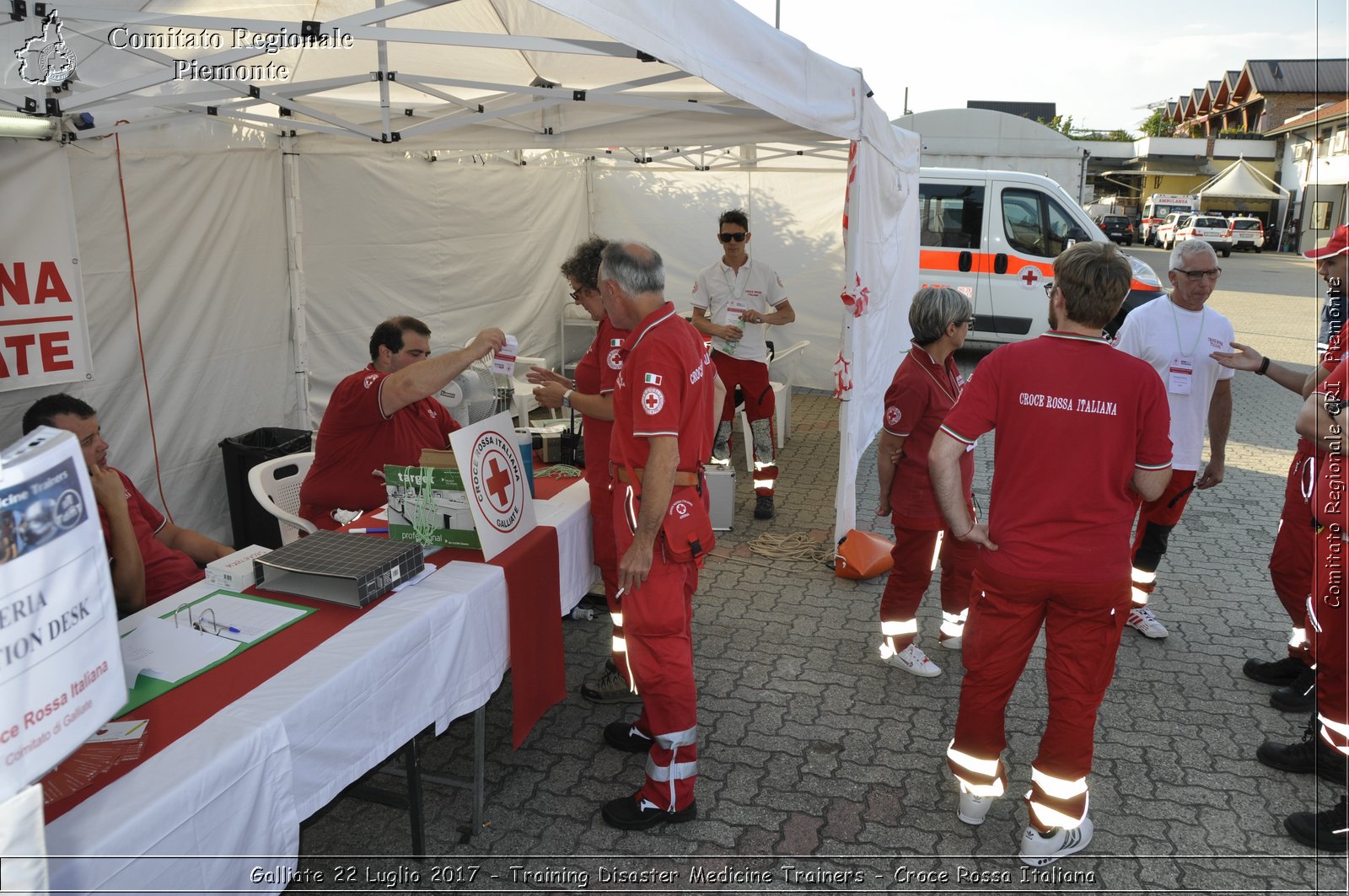 Galliate 22 Luglio 2017 - Training Disaster Medicine Trainers - Croce Rossa Italiana- Comitato Regionale del Piemonte