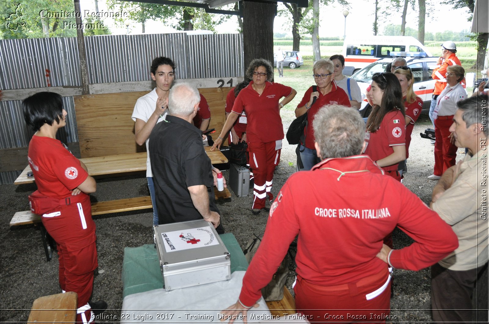 Galliate 22 Luglio 2017 - Training Disaster Medicine Trainers - Croce Rossa Italiana- Comitato Regionale del Piemonte