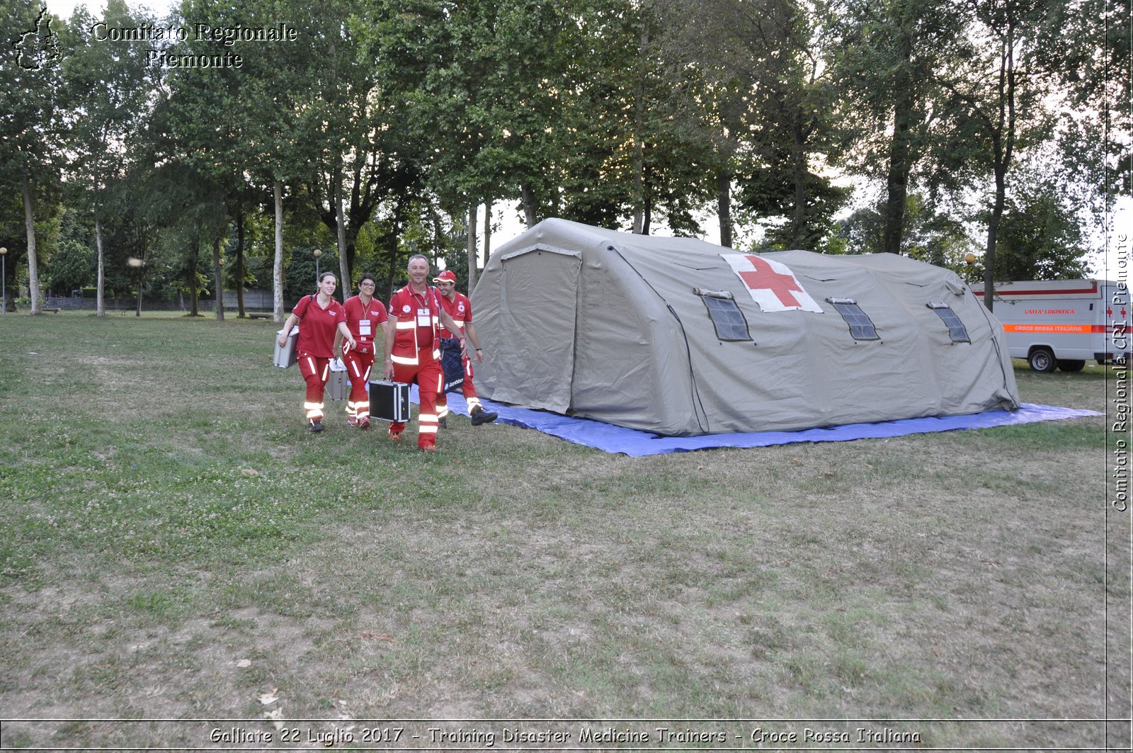 Galliate 22 Luglio 2017 - Training Disaster Medicine Trainers - Croce Rossa Italiana- Comitato Regionale del Piemonte