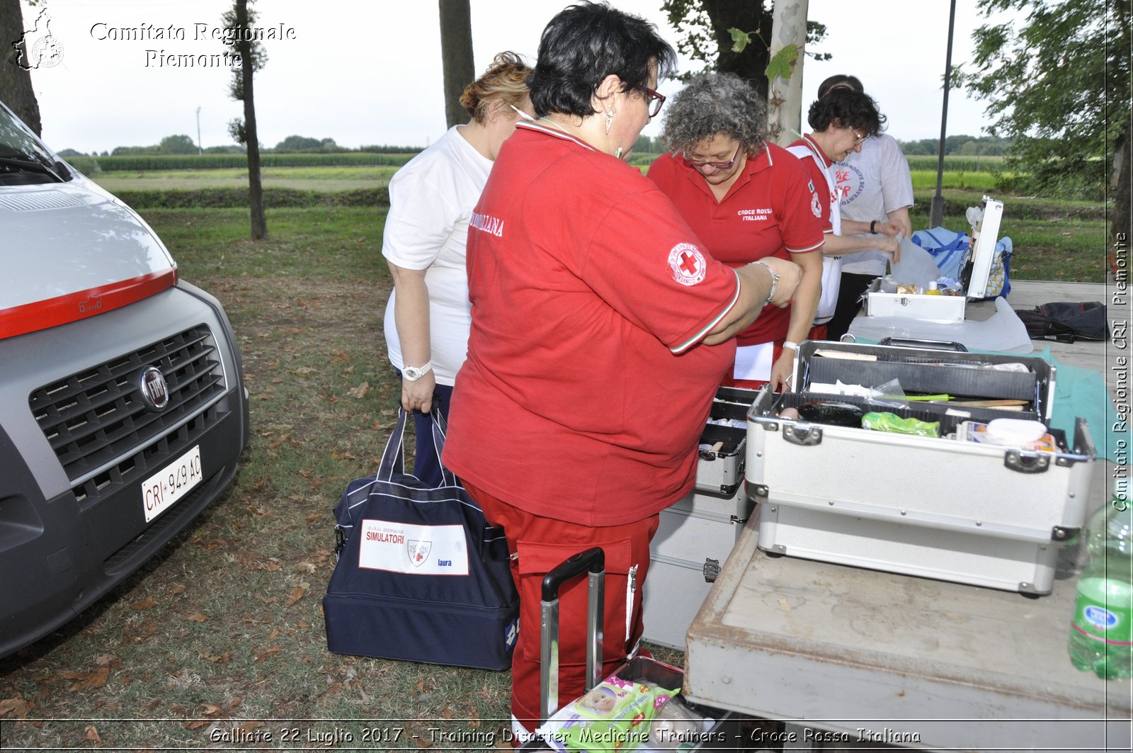 Galliate 22 Luglio 2017 - Training Disaster Medicine Trainers - Croce Rossa Italiana- Comitato Regionale del Piemonte