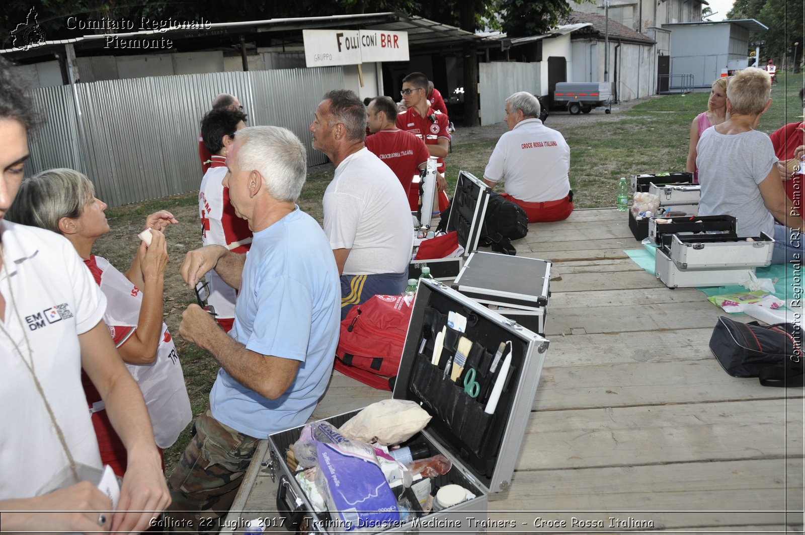 Galliate 22 Luglio 2017 - Training Disaster Medicine Trainers - Croce Rossa Italiana- Comitato Regionale del Piemonte