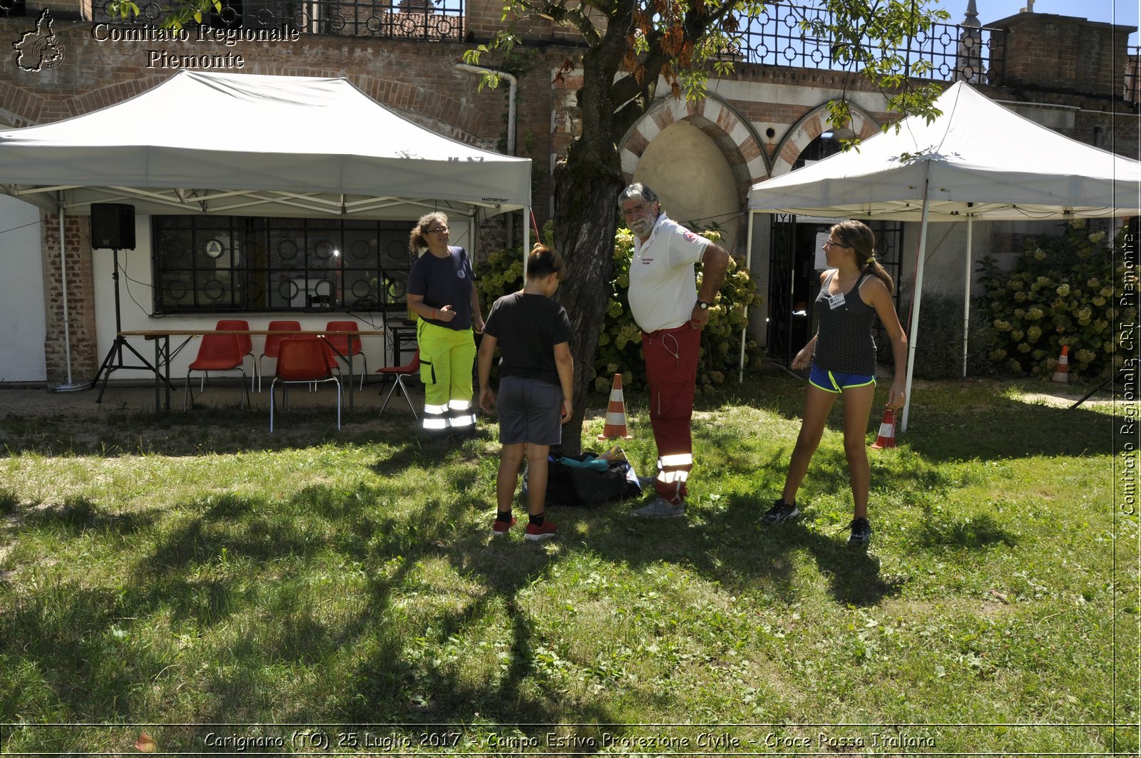 Carignano (TO) 25 Luglio 2017 - Campo Estivo Protezione Civile - Croce Rossa Italiana- Comitato Regionale del Piemonte