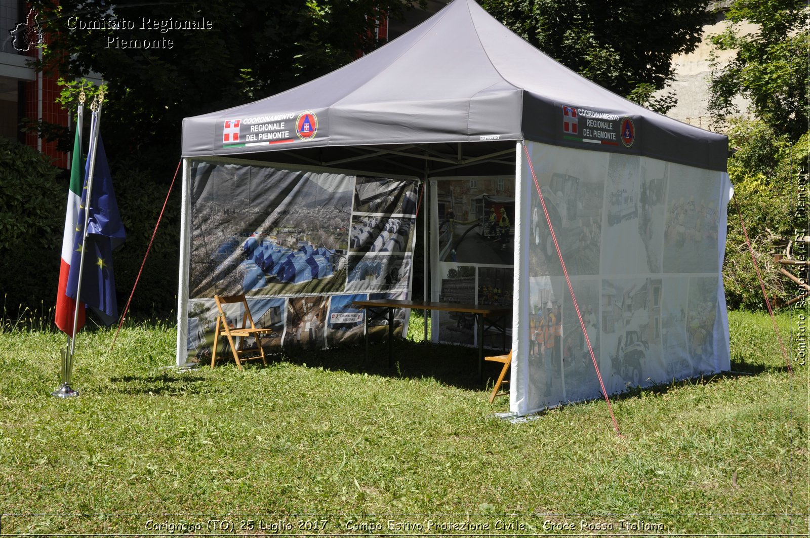 Carignano (TO) 25 Luglio 2017 - Campo Estivo Protezione Civile - Croce Rossa Italiana- Comitato Regionale del Piemonte