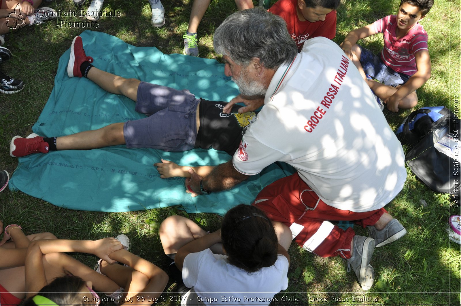 Carignano (TO) 25 Luglio 2017 - Campo Estivo Protezione Civile - Croce Rossa Italiana- Comitato Regionale del Piemonte