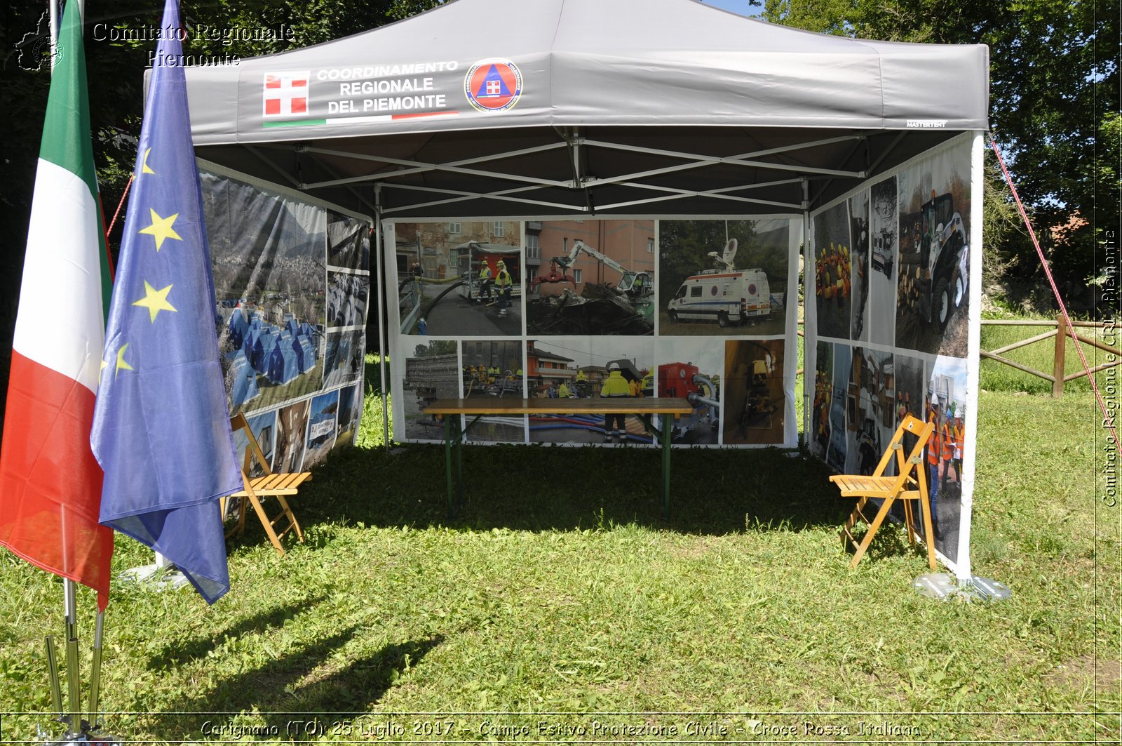 Carignano (TO) 25 Luglio 2017 - Campo Estivo Protezione Civile - Croce Rossa Italiana- Comitato Regionale del Piemonte